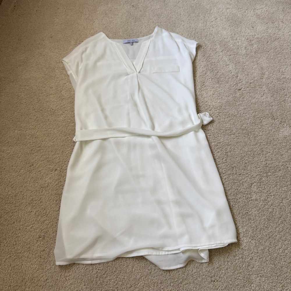 Naked Zebra White Mini Dress